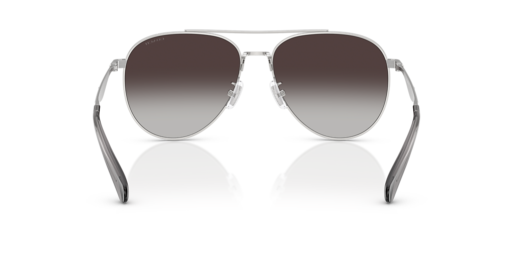 COACH - CO-401《型番》 C8023 GRAPHITE Coach HC7169 CW193 L (57 - 15) with Grey lenses and Silver