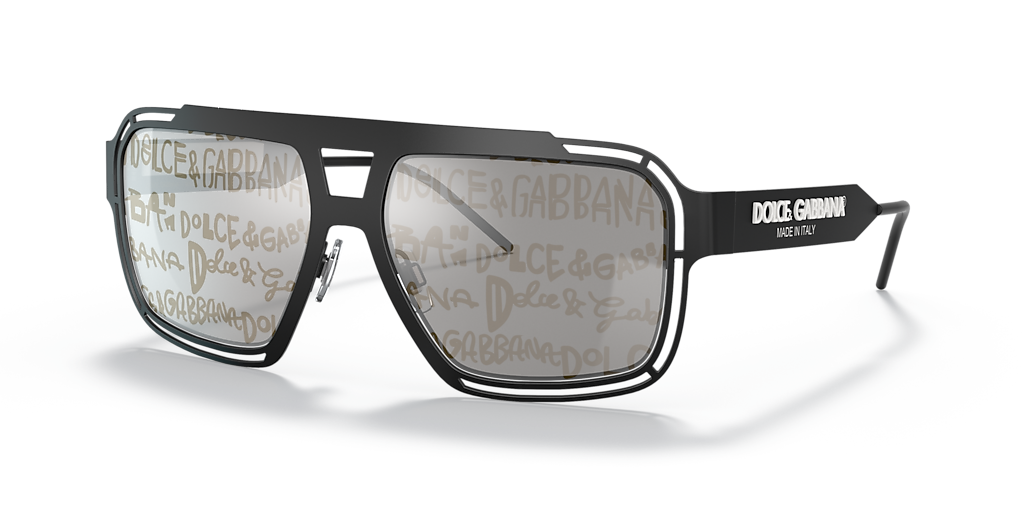 Dolce&Gabbana DG2270 XL (57 - 17) with Grey lenses and Black