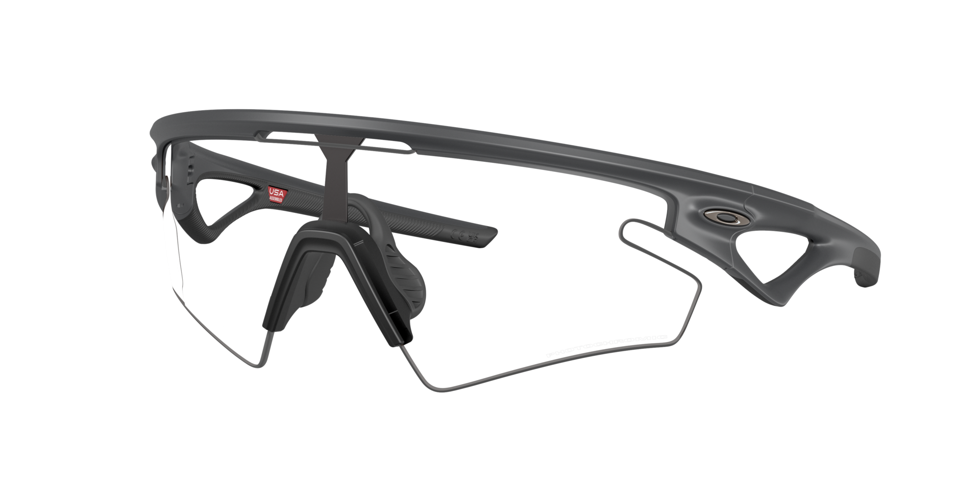 Oakley Unisex Sunglass OO9499 Sphaera™ Slash -  Frame color: Carbon, Lens color: Clear to Black Iridium Photochromic