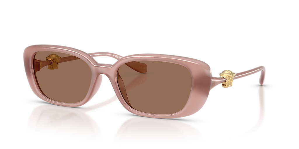 Versace VE4504D L (56 - 18) with Brown lenses and Pink frame