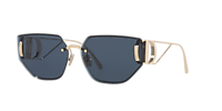 DIOR 30Montaigne B3U Cd40146U XXL (65 - 14) with Blue lenses