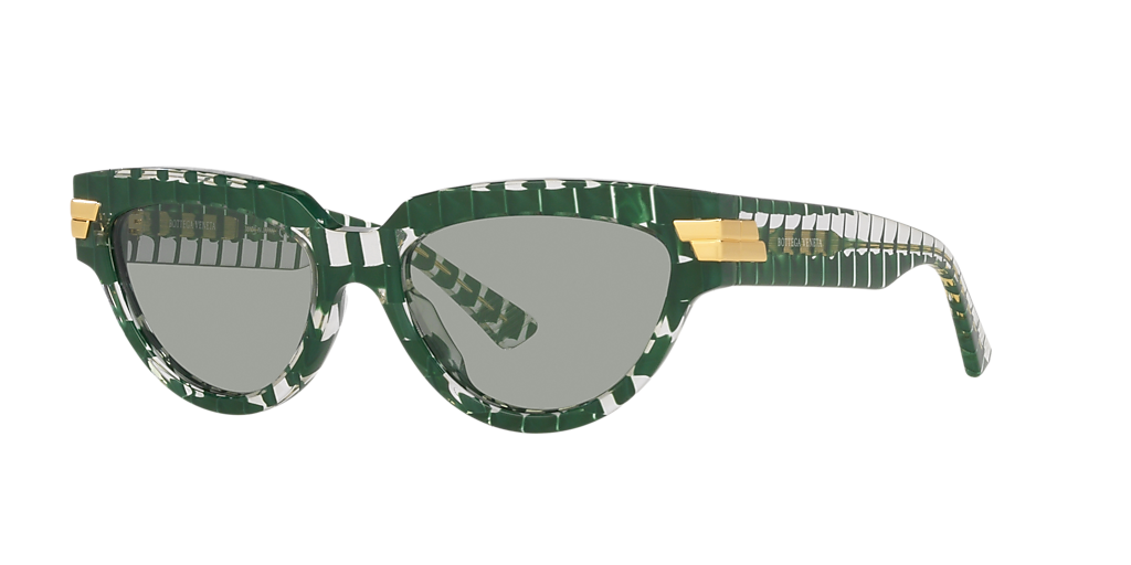 Bottega Veneta BV1035S M (55 - 19) with Green lenses and