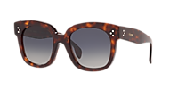 Celine CL4002UN XXS (54 - 22) with Brown lenses and Tortoise frame