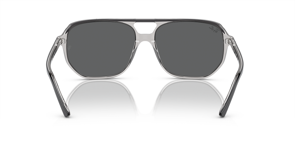 RAY-BAN RB2205 Bill One Havana On Transparent Green - Unisex Sunglasses, Grey Lens