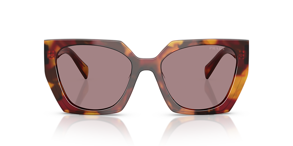 Prada PR 15WS M (54 - 19) with Violet lenses and Tortoise frame