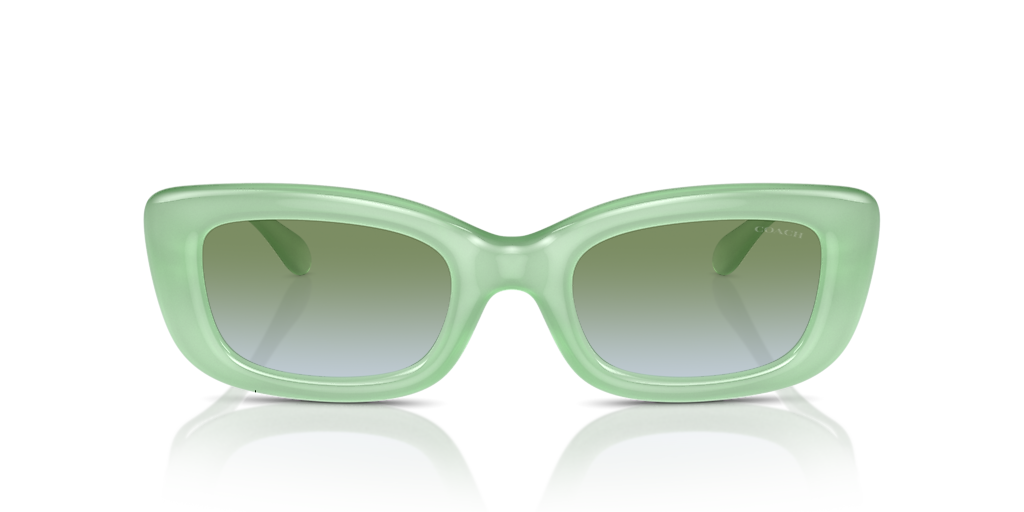 Coach HC8390U CR610 M (51 - 22) with Green lenses and Green frame