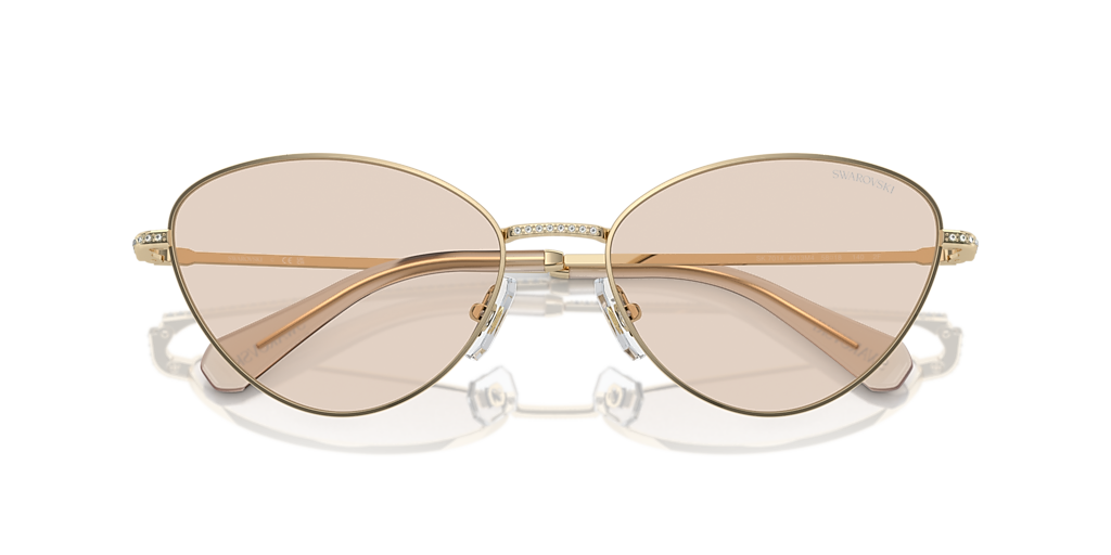 Swarovski SK7014 XXL (58 - 18) with Brown lenses and Gold