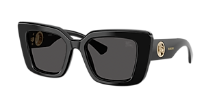 Burberry BE4436U M (55 - 18) with Grey lenses and Grey frame  display picture 1
