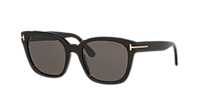 TOM FORD Haylay Black Shiny - Women Luxury Sunglasses, Grey Lens
