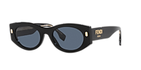 Fendi Fendi Roma Fe40125I S (52 - 21) with Blue lenses and