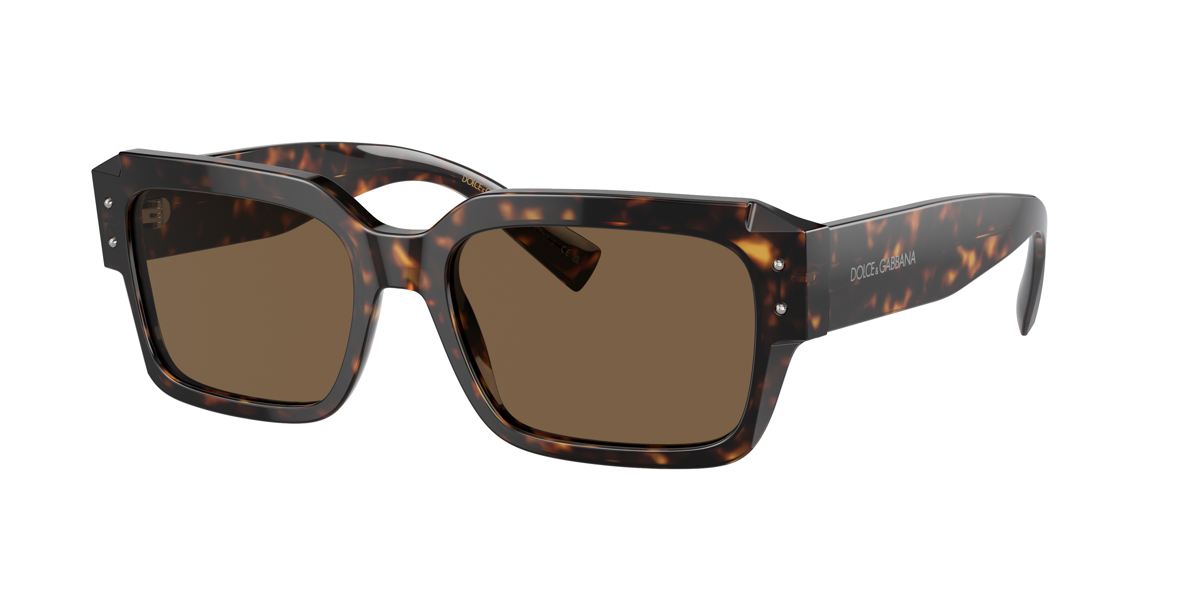 Dolce&Gabbana Man Sunglass DG4460 -  Frame color: Havana, Lens color: Dark Brown