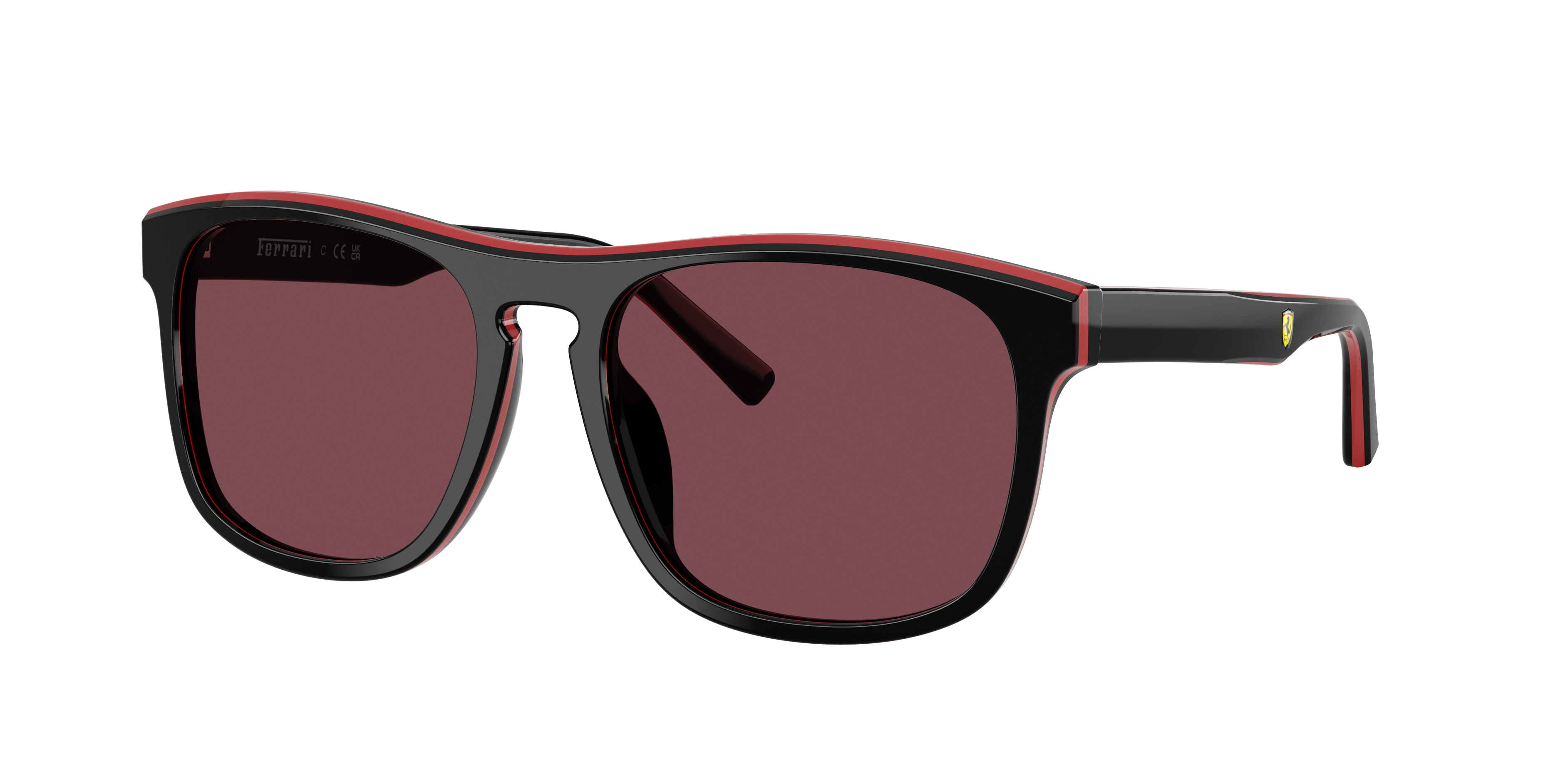 Scuderia Ferrari Man Sunglass FZ6020U -  Frame color: Shiny Black/Red/Black, Lens color: Red Ferrari Exclusive