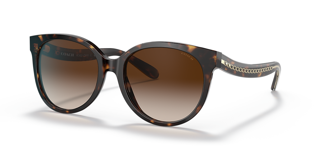 Coach HC8321 C6181 M (55 - 18) with Brown lenses and Tortoise