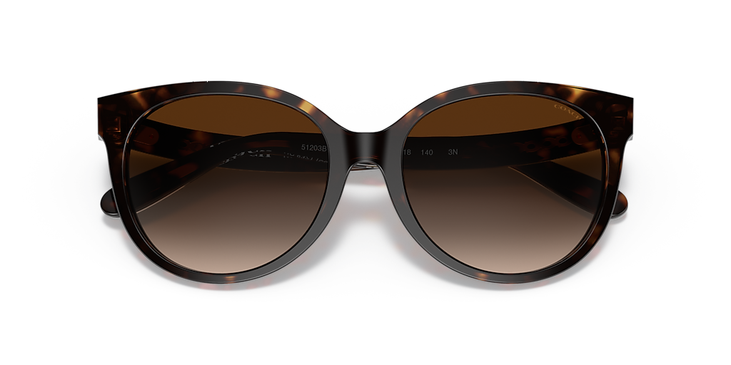 Coach HC8321 C6181 M (55 - 18) with Brown lenses and Tortoise