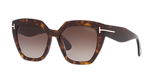 Tom Ford Jaden XXL (60 - 12) with Brown lenses and Gold frame