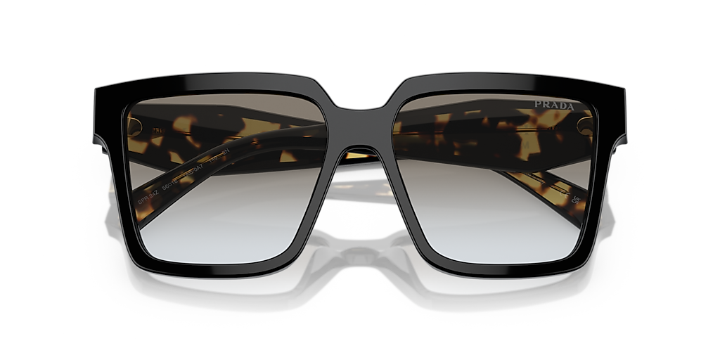 Prada PR 24ZS M (56 - 16) with Grey lenses and Black frame