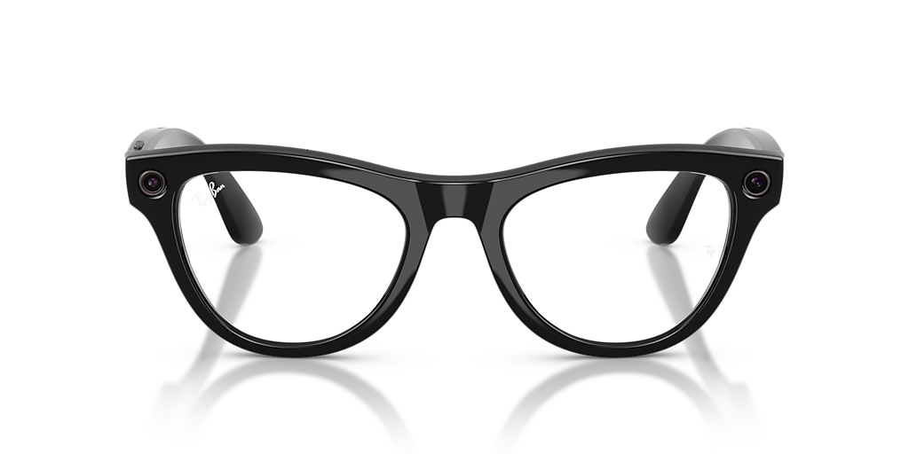 RW4014 Ray-Ban Meta Skyler Black - Unisex Sunglasses, G-15 Green Lens