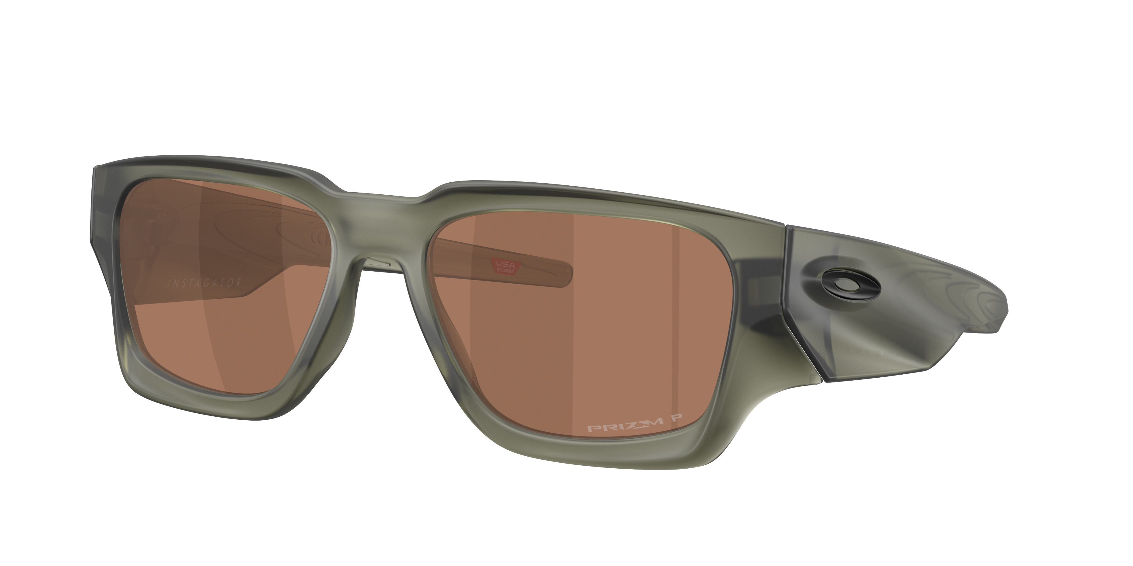 Oakley Man Sunglass Oo9514 Instagator In Brown