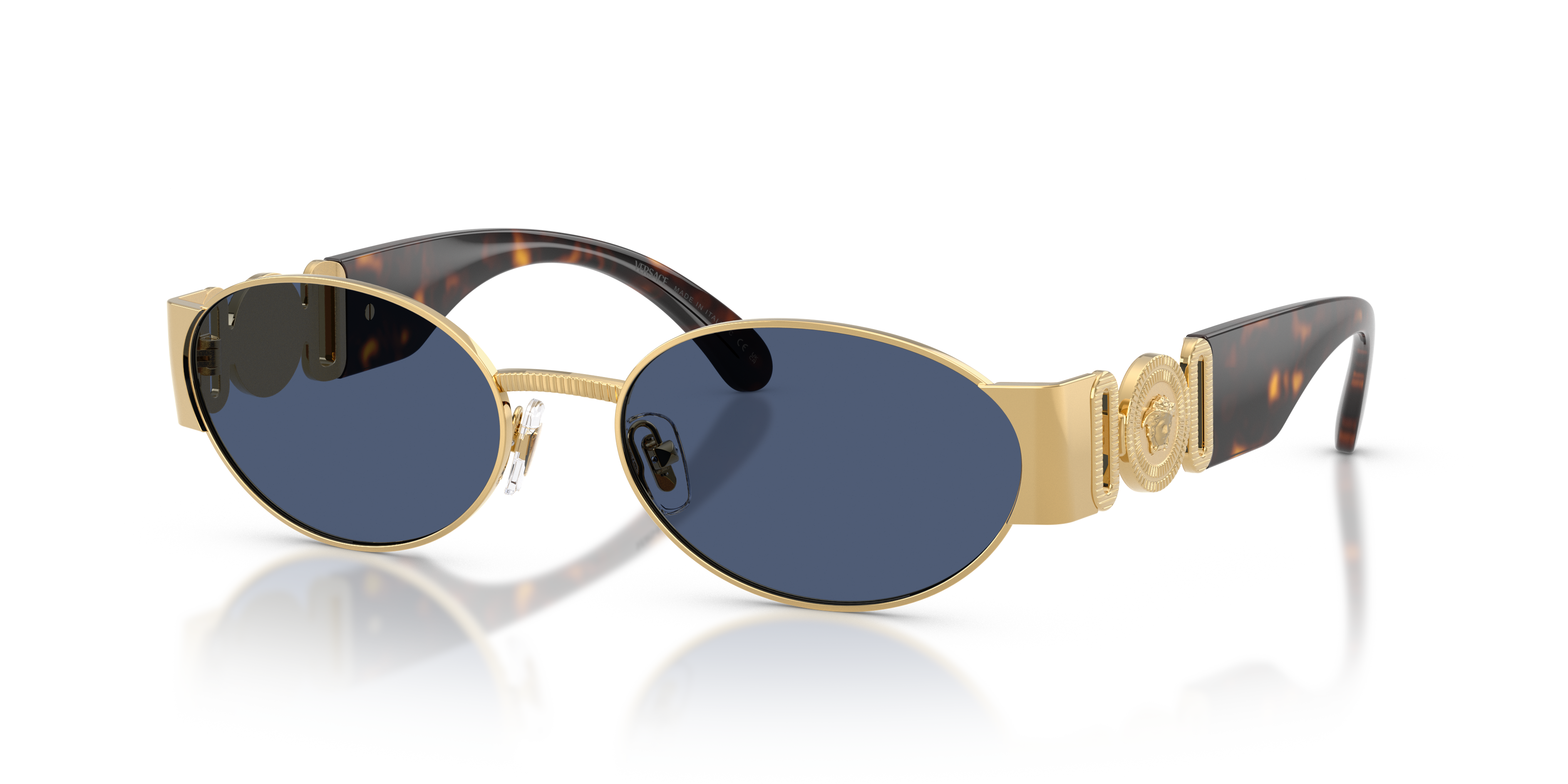 Versace VE2299 L (56 - 18) with Blue lenses and Gold frame