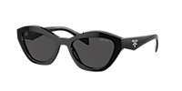 Prada PR A02S S (52 - 19) with Grey lenses and Black frame