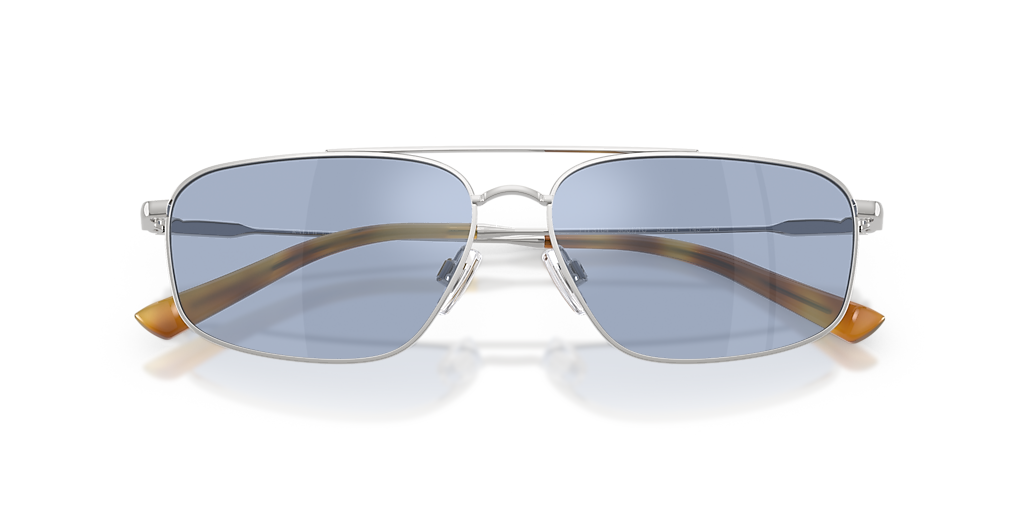 Polo Ralph Lauren PH3164 L (58 - 14) with Blue lenses and Silver