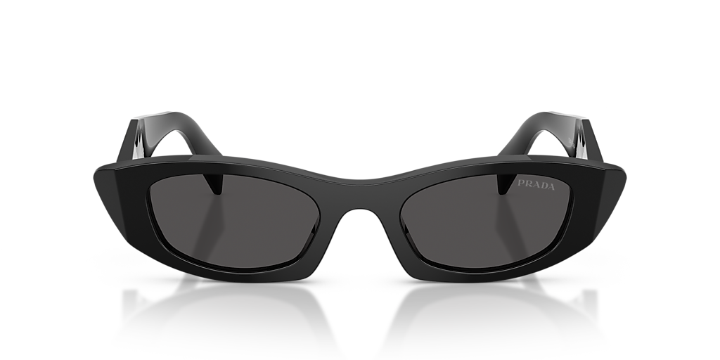 Prada PR B16SF M (52 - 20) with Grey lenses and Black frame  display picture 3