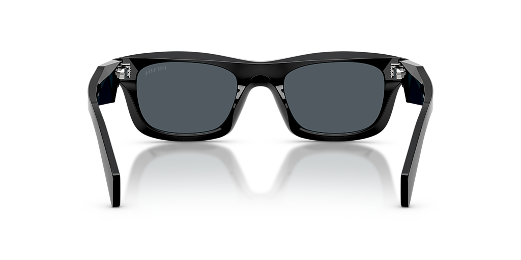 Prada PR C06S S (50 - 21) with Grey lenses and Black frame