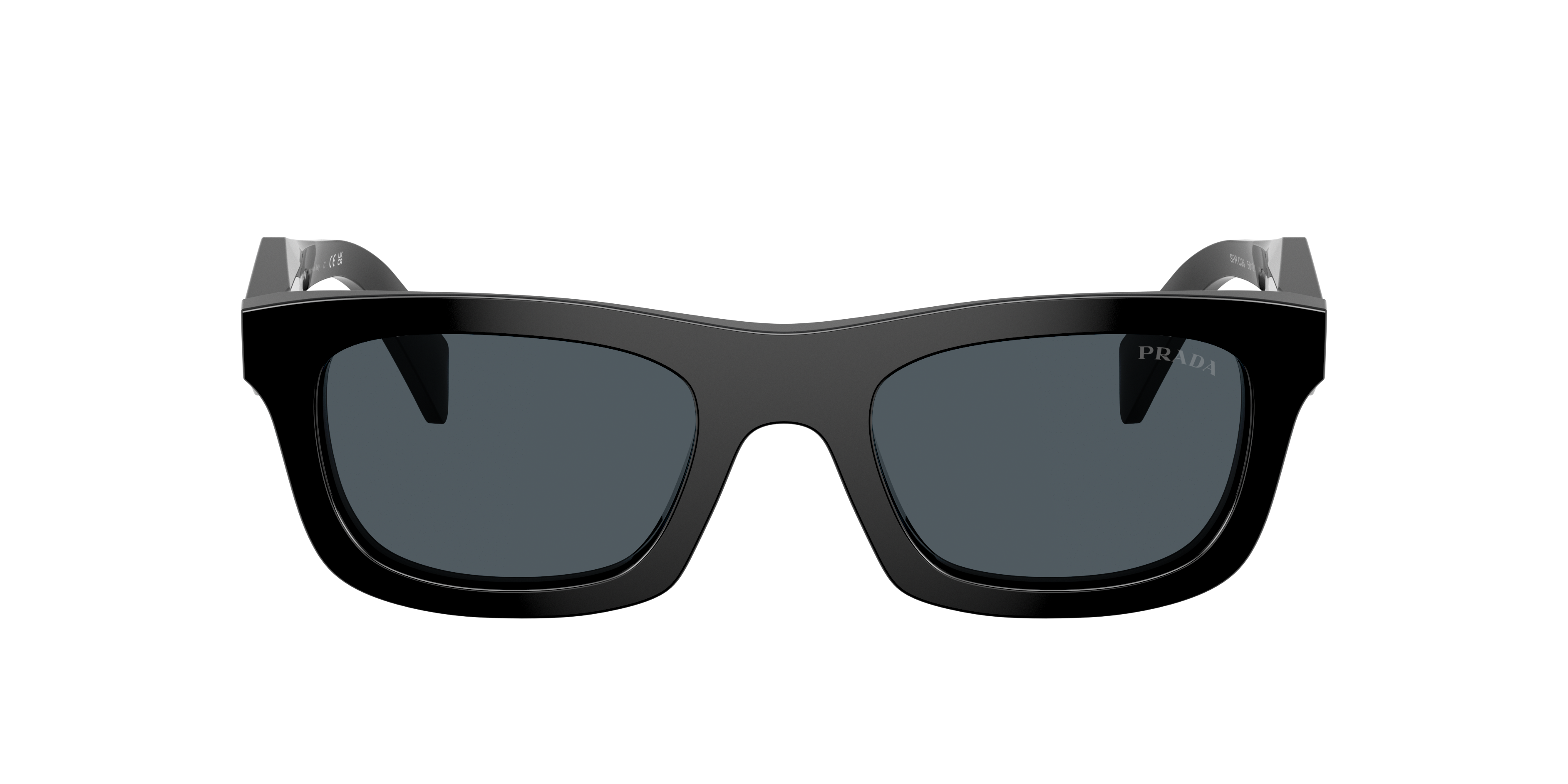 Prada PR C06S S (50 - 21) with Grey lenses and Black frame