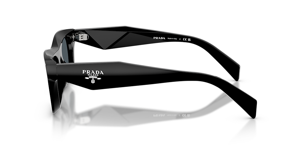 Prada PR C06S S (50 - 21) with Grey lenses and Black frame