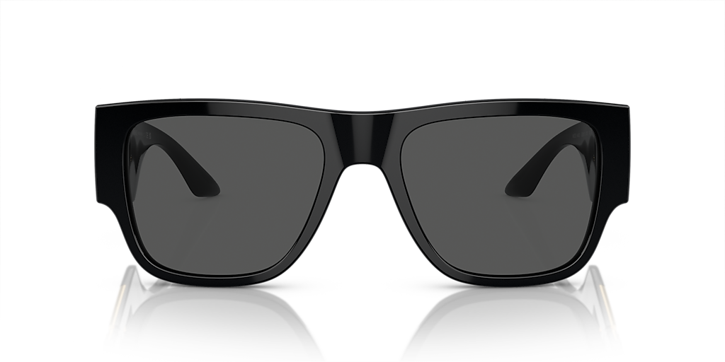 VERSACE VE4403 Black - Men Luxury Sunglasses, Dark Grey Lens