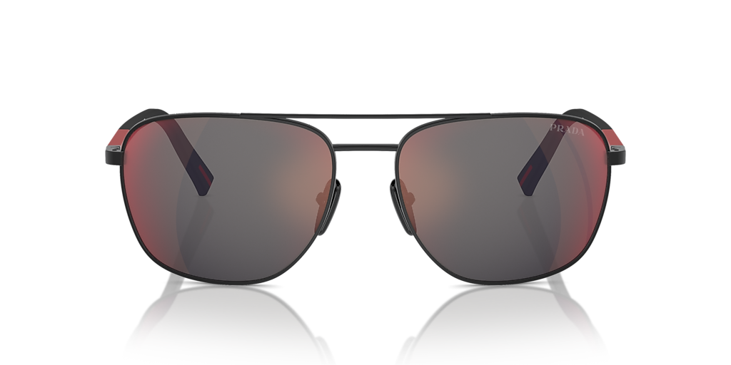 Prada Linea Rossa PS 54ZS XXL (60 - 17) with Grey lenses and Black