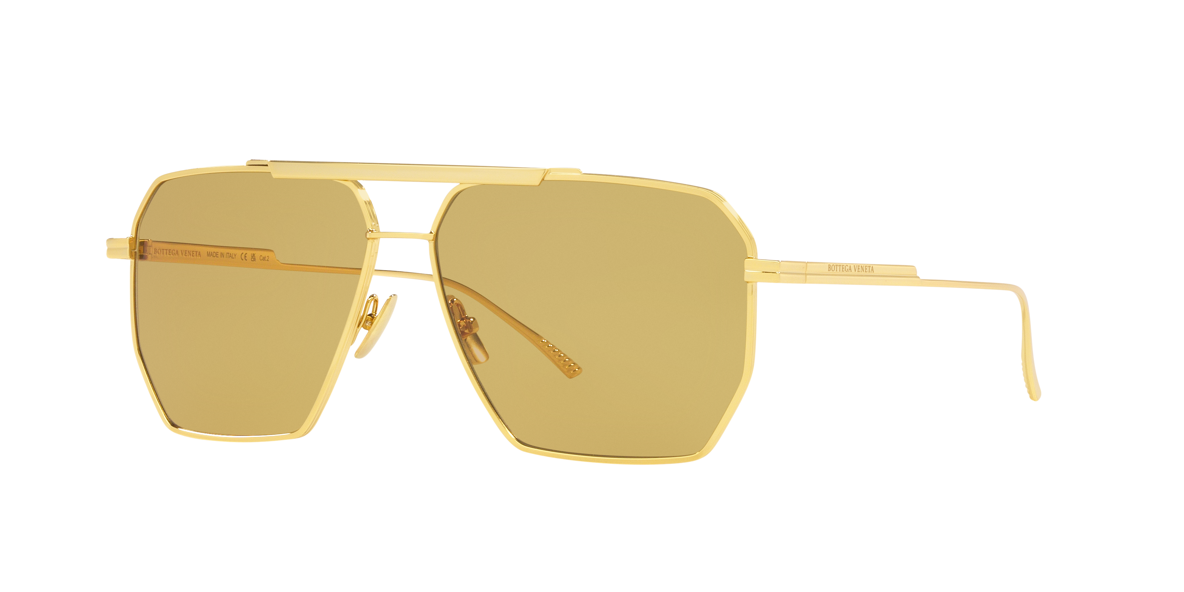 Bottega Veneta BV1012S L (60 - 13) with Brown lenses and
