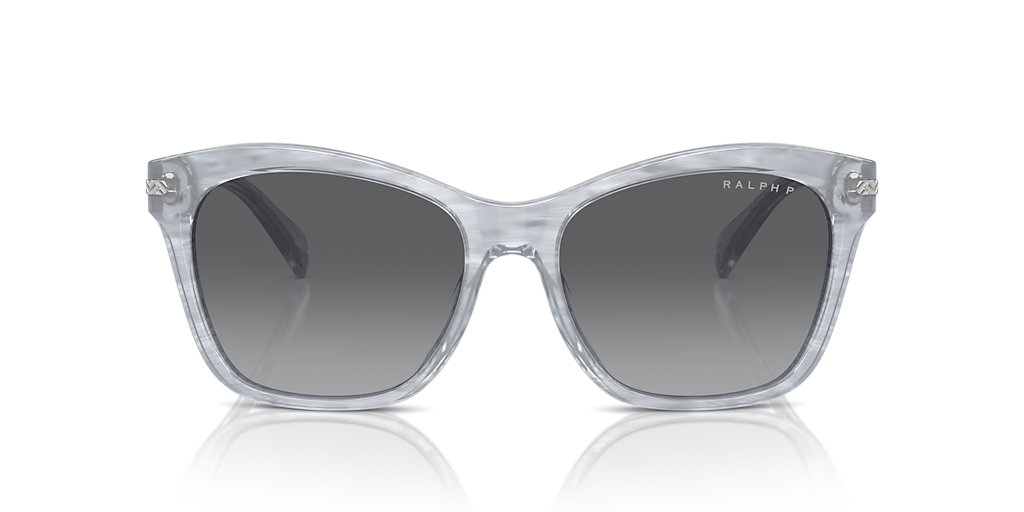 RALPH RA5310U Striped Grey - Women Sunglasses, Polar Gradient Grey Lens