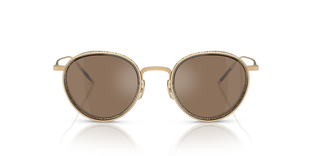 Oliver Peoples takumi ラウンド サングラス ケース付き Oliver Peoples OV1318ST TK-8 Sun Gold Plated M (48 - 22