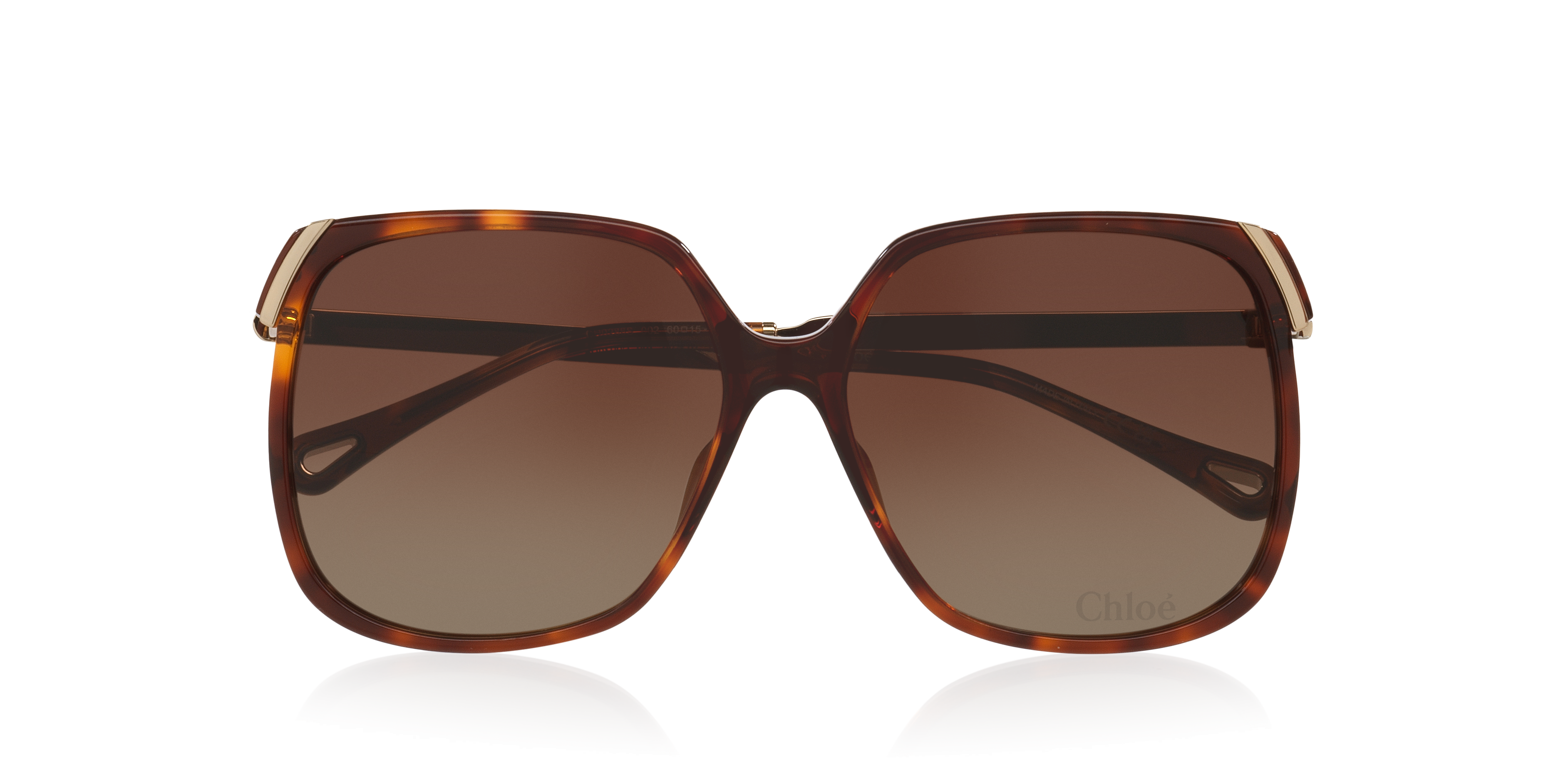 Chloé Ch0286s Round Acetate Sunglasses In Brown