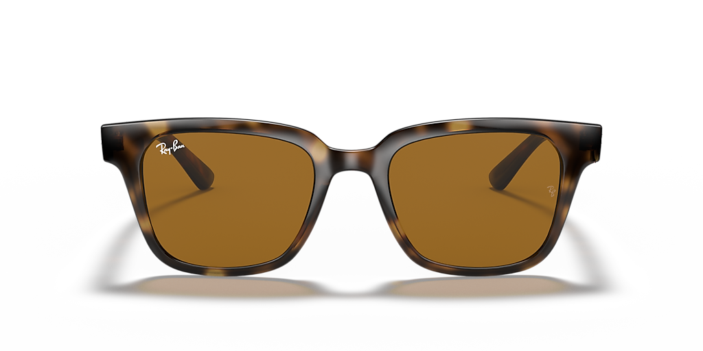 RAY-BAN RB4323 Light Havana - Unisex Sunglasses, B-15 Brown Lens