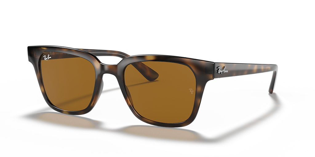 Ray-Ban RB4323 L (51 - 20) with Brown lenses and Tortoise frame