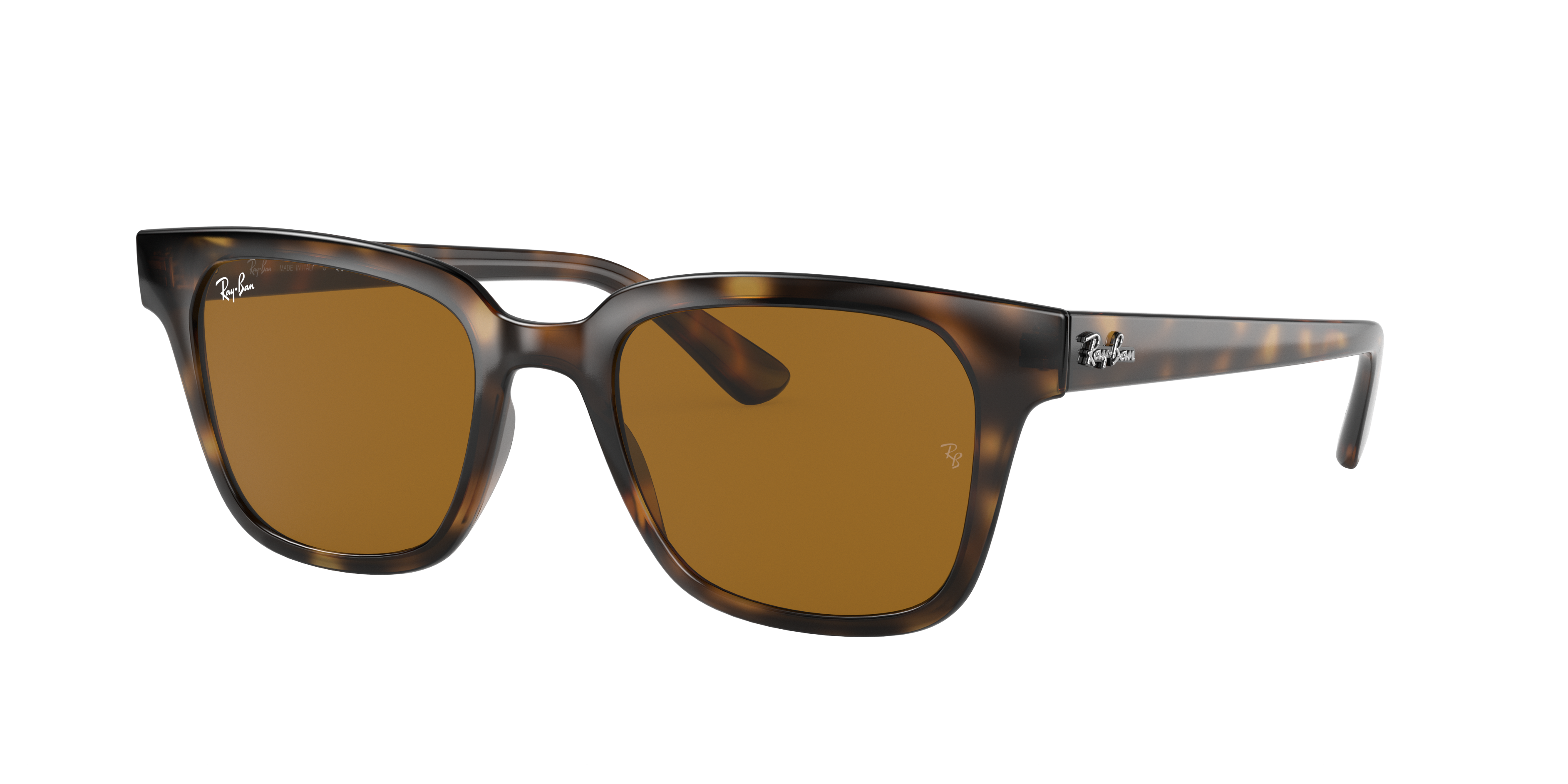 Ray-Ban RB4323 L (51 - 20) with Brown lenses and Tortoise frame