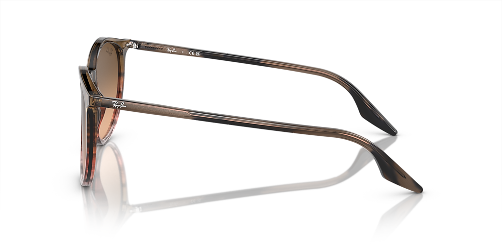 Ray-Ban RB2204 S (51 - 20) with Pink lenses and Brown frame