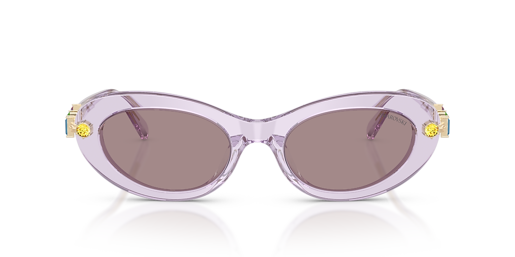 スワロフスキー Swarovski SK7011 XL (56 - 20) with Silver lenses and Silver frame