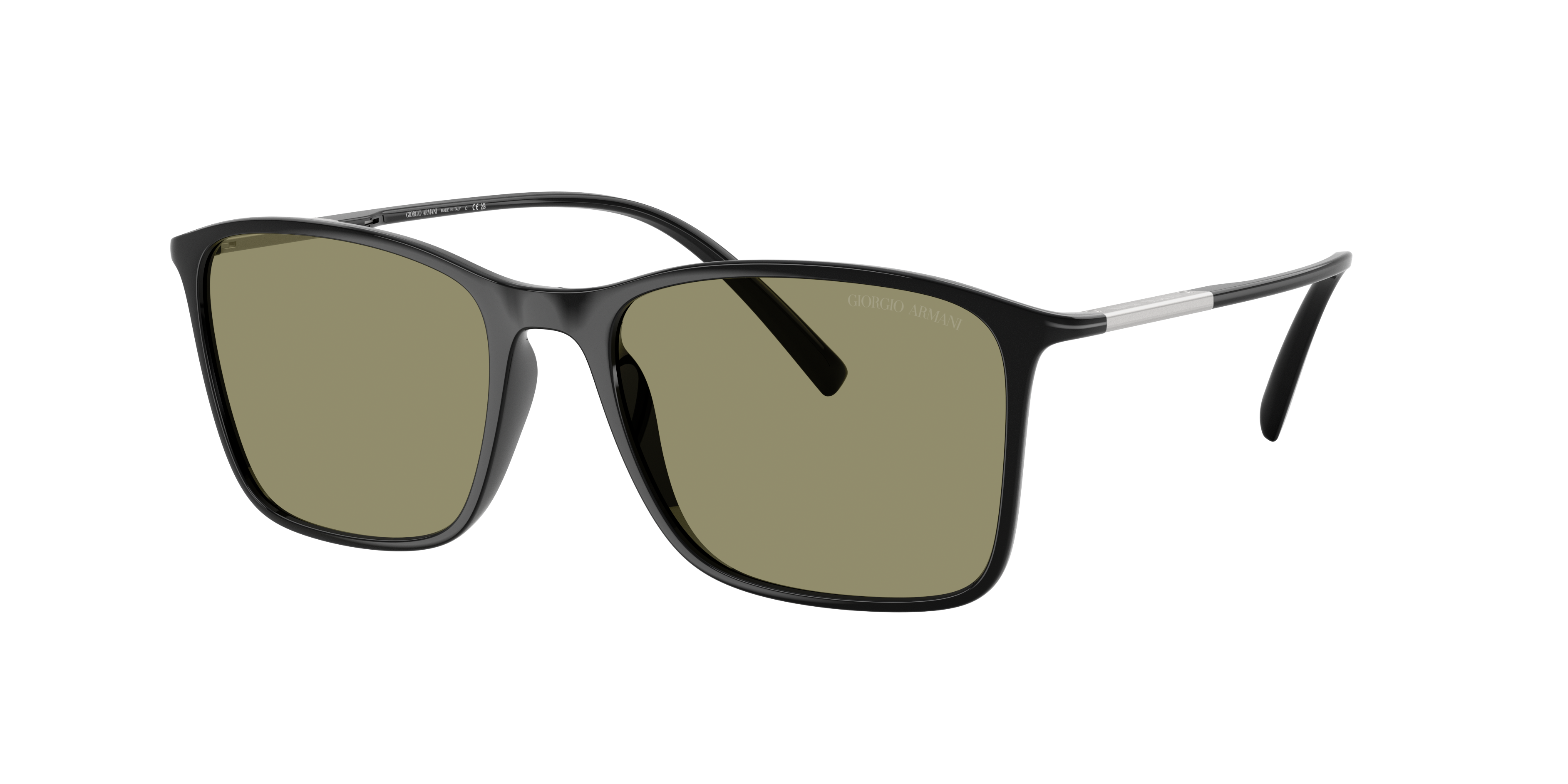 Giorgio Armani Man Sunglass AR8231U -  Frame color: Black, Lens color: Green