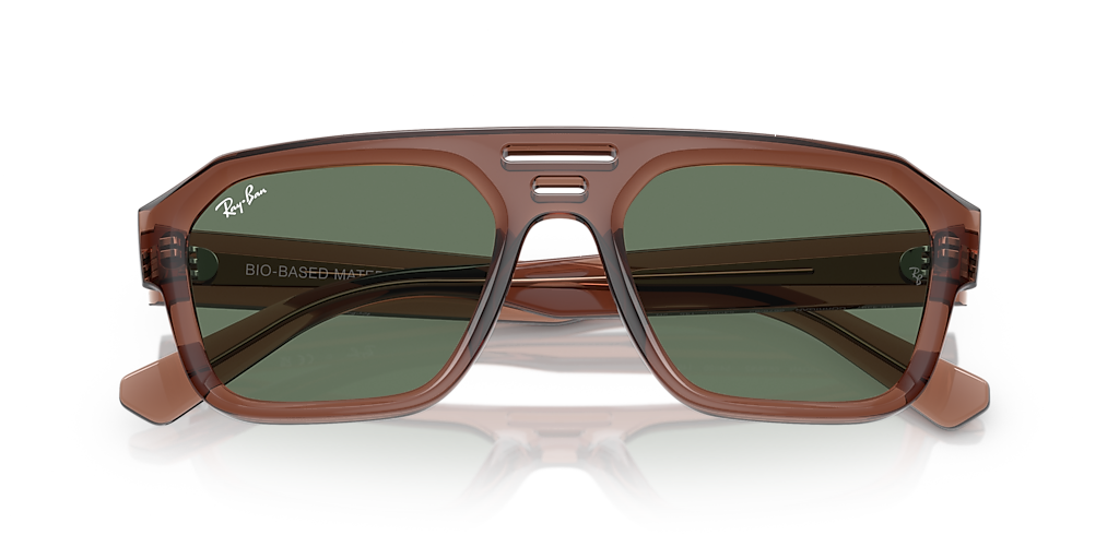 リシー　are:See ブラウン Sunglasses Ray-Ban Corrigan Bio-based RB4397 6677/87 54-20