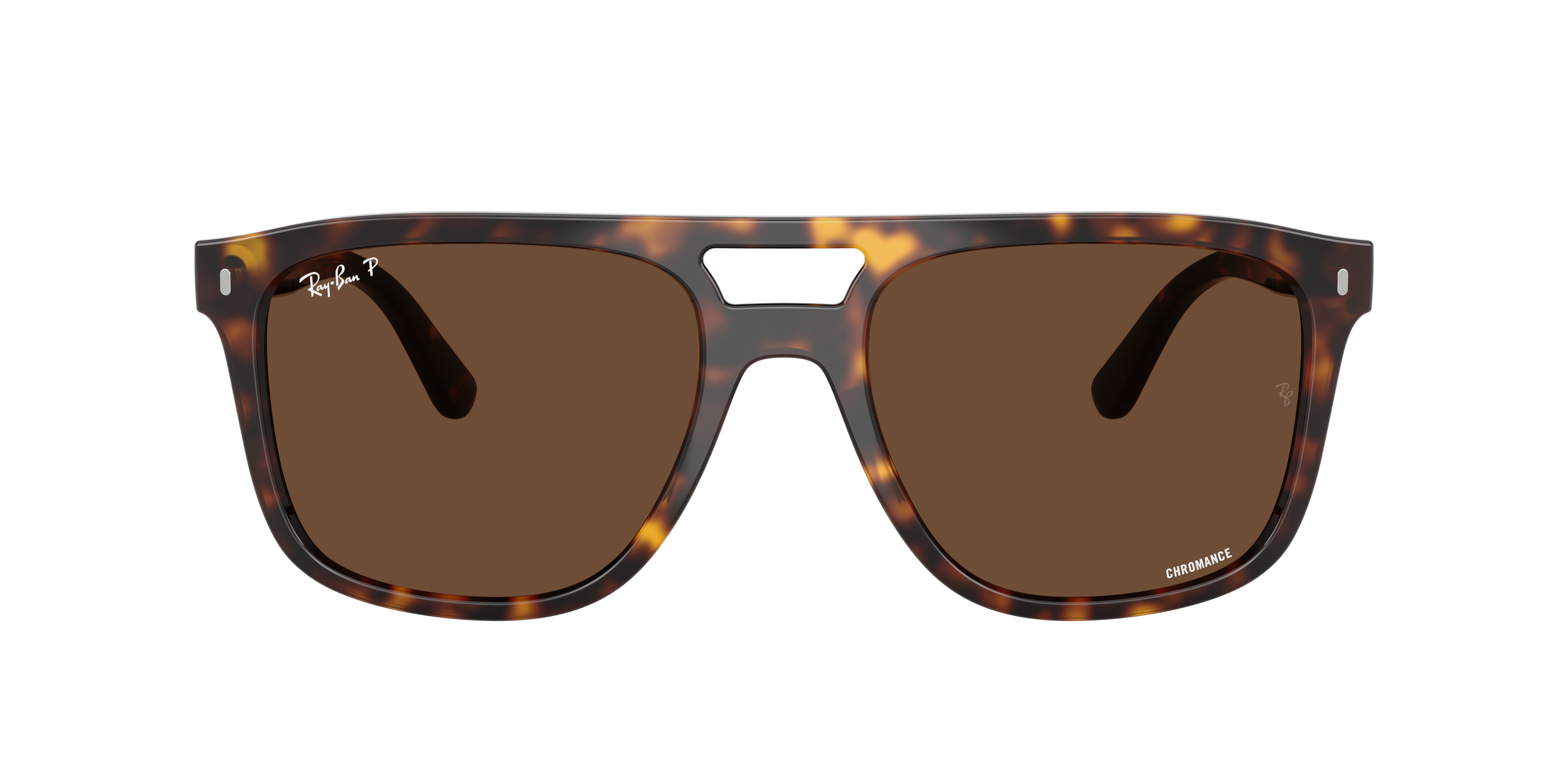 Ray Ban Rb2213ch Chromance Sunglasses Havana Frame Brown Lenses Polarized 55-20 In Polar Brown