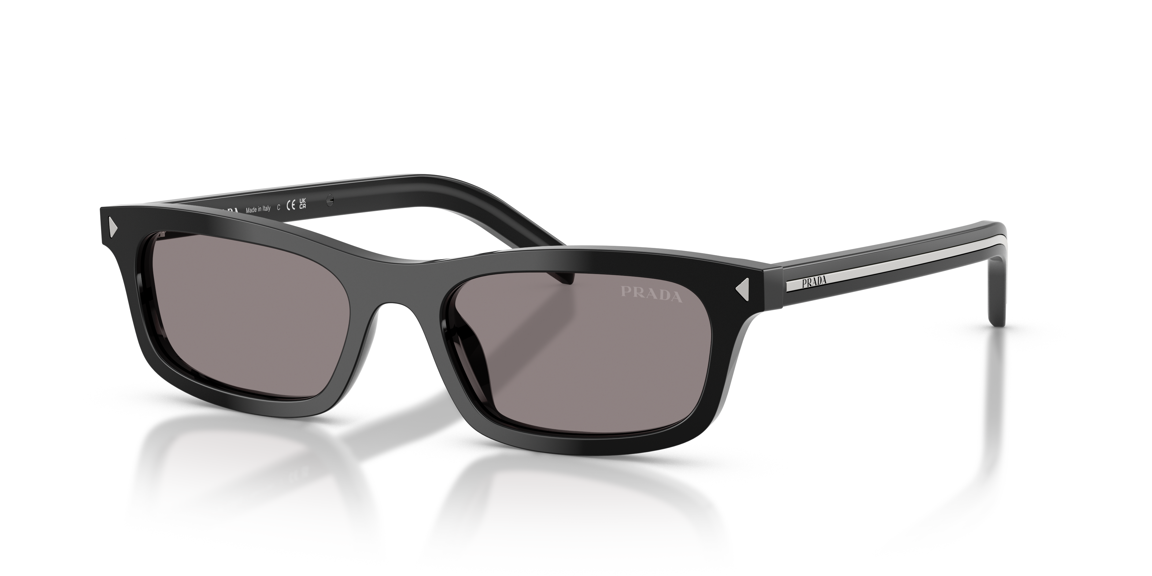 Prada PR D05S S (52 - 18) with Grey lenses and Black frame