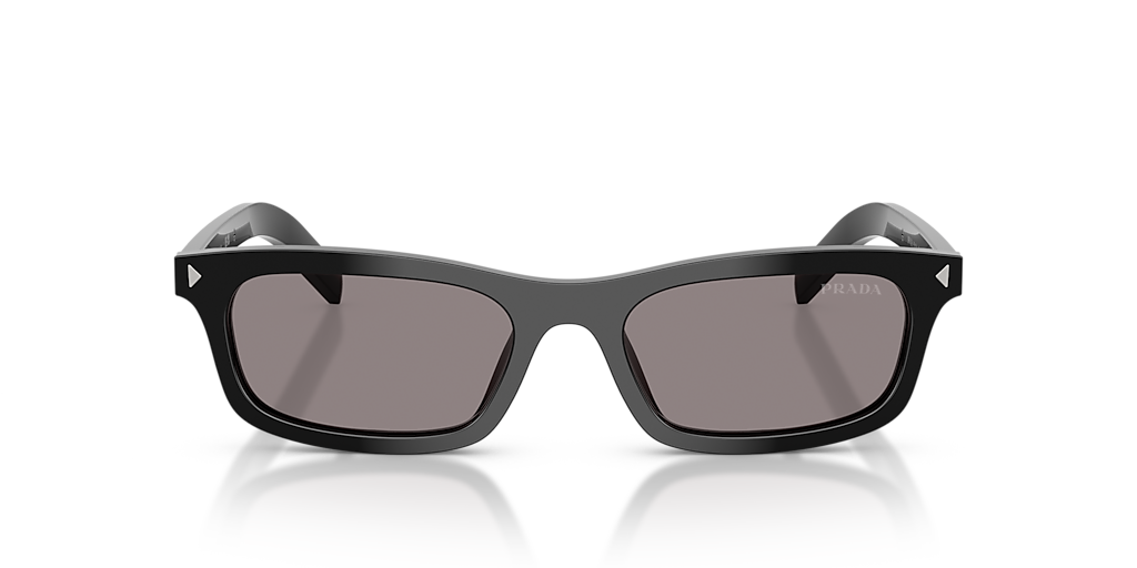 PRADA PR D05S Black - Women Luxury Sunglasses, Grey Lens
