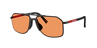 Prada Linea Rossa PS 05ZS XL (59 - 17) with Grey lenses and Black