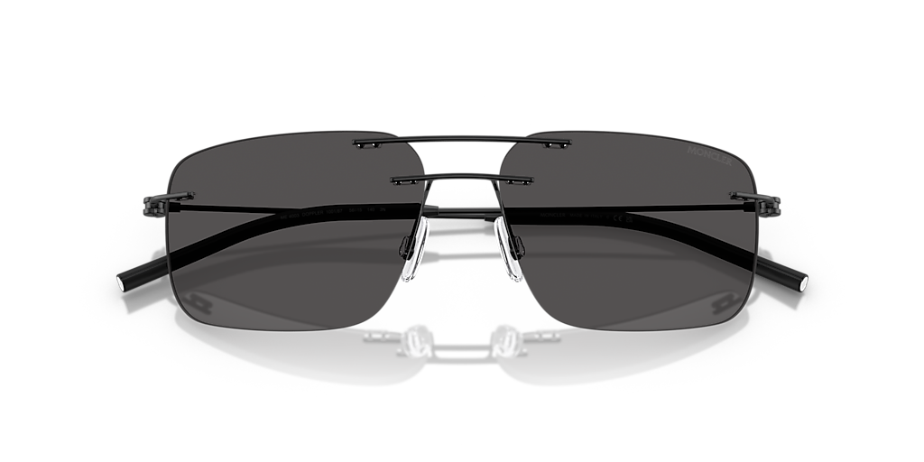 Moncler ME4003 Doppler M (56 - 15) with Grey lenses and Black