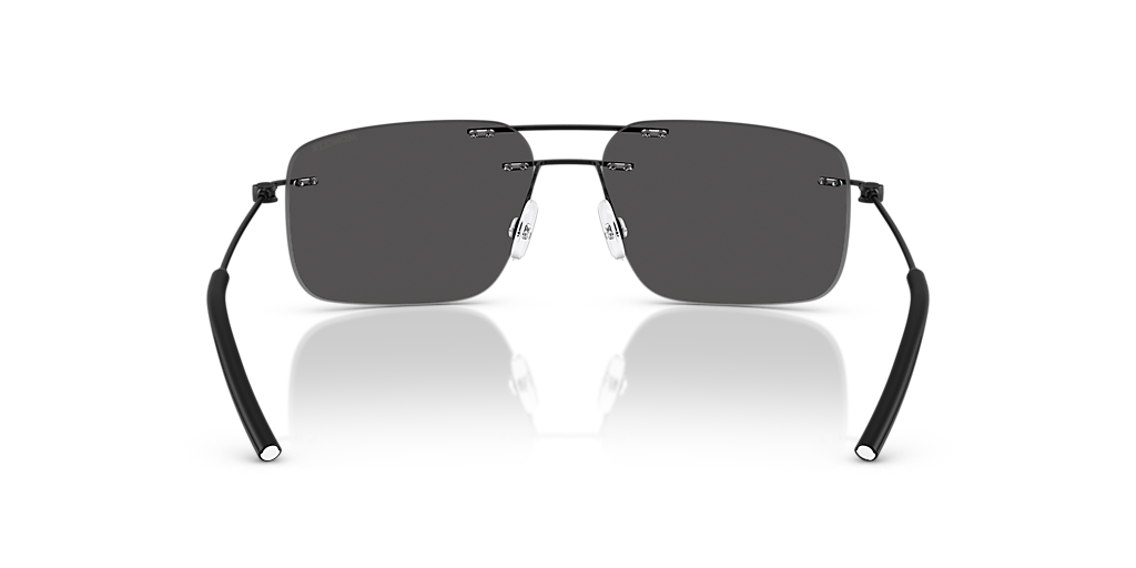 Moncler ME4003 Doppler M (56 - 15) with Grey lenses and Black