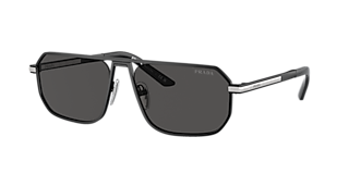 Prada PR 65ZS L (55 - 20) with Green lenses and Gold frame