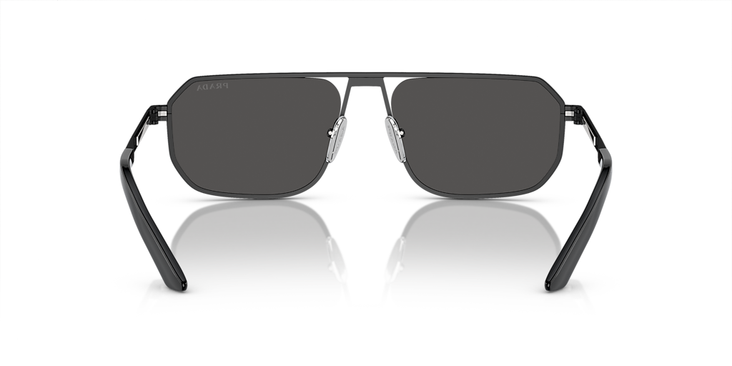 Prada PR A53S XXL (59 - 17) with Grey lenses and Black frame